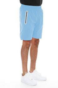 Weiv Active Sports Performance Running Short (Color: LIGHT BLUE, size: S)