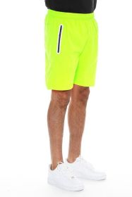 Weiv Active Sports Performance Running Short (Color: LIME, size: S)