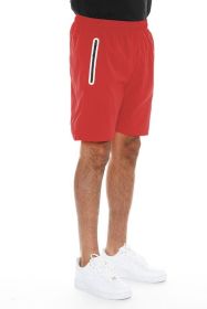 Weiv Active Sports Performance Running Short (Color: Red, size: S)